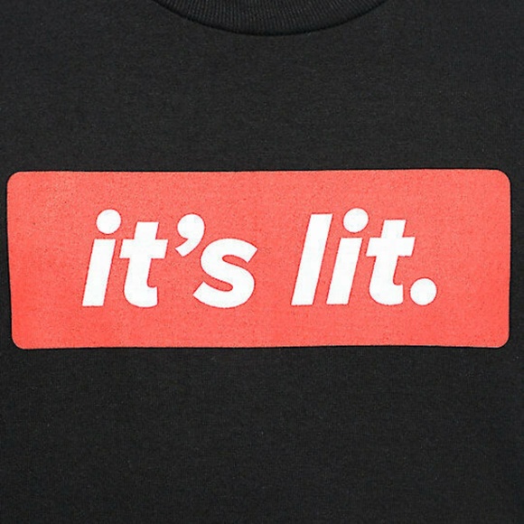 Artist Collective "It's Lit" Logo Graphic T-Shirt - Picture 2 of 2